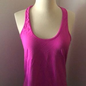 Lululemon hot pink tank .